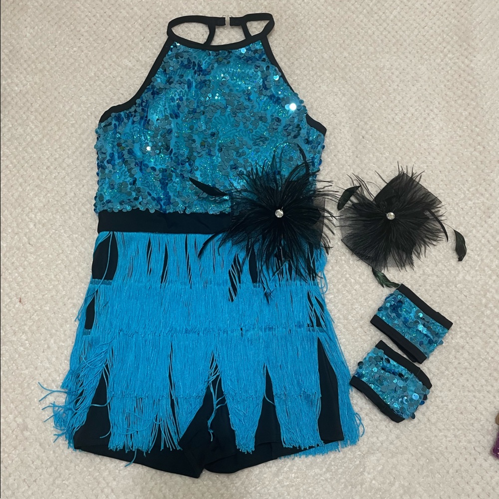 Dance or ice skating competition dress